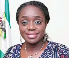  ??  ?? Minister of Finance, Kemi Adeosun