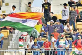  ?? BCCI ?? Cricket fans returned to the stands after close to a year.