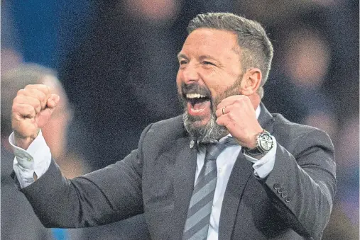  ??  ?? GOOD AND SHREWD: Derek McInnes has set up another final against Celtic, this time in the League Cup at Hampden on December 2