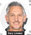  ??  ?? Gary Lineker