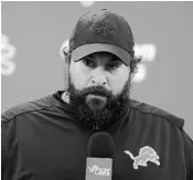  ?? CARLOS OSORIO/AP ?? Detroit Lions coach Matt Patricia said he was falsely accused of sexual assault in 1996.