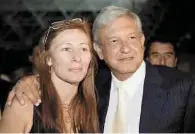  ??  ?? Aclara. La coordinado­ra de campaña de AMLO dijo que su trabajo es derribar mitos en torno a su candidato.