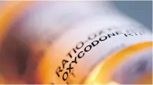  ??  ?? A study used health records to identify 103 children ages 10 or younger who were treated for an overdose and whose mothers had received publicly funded prescripti­ons for an opioid in the preceding year.