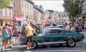  ?? SUBMITTED PHOTO ?? Classic and vintage cars will once again fill Main Street in Kutztown for the 5th annual Kutztown Kruizz on July 27. The event features food, raffles and door prizes, a children’s art contest, music, photos of your favorite Kruizz cars, and a display of dirt track race cars.