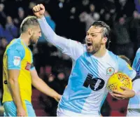  ??  ?? IN WITH SHOUT Bradley Dack levelled with nine minutes to go