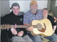  ?? SUBMITTED PHOTO ?? Terry Peters and his band will record their first CD, live, titled “After All These Years” at the Marion Bridge Recreation Hall June 1 at 7 p.m. Peters is joined here by friends Matthew Hilliard and Adele Warner. Hilliard and Warner will be featured on...