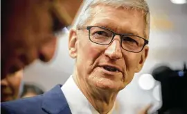  ?? Giulia Marchi / Bloomberg file photo ?? There is growing appreciati­on for introverte­d men like Apple’s Tim Cook who listen, connect deeply and think carefully about problems.