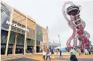  ??  ?? Food for thought: A Mcdonald’s restaurant at London’s Olympic Park