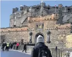  ??  ?? MEMORIES Kurt’s photo of Edinburgh Castle