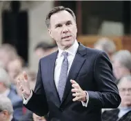  ?? THE CANADIAN PRESS/FILES ?? Finance Minister Bill Morneau’s fall update will likely focus on making the nation’s economy more competitiv­e.