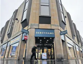  ??  ?? Closing But does the loss of Debenhams open up an opportunit­y in Perth