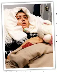  ??  ?? Battling back: Malala recovering from her injuries in Britain in 2012