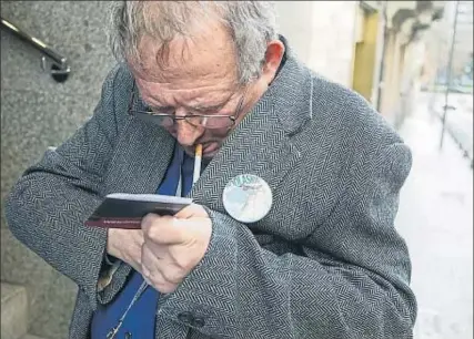  ?? DANI DUCH ?? Michnik, padre de la democracia polaca, lucha contra el retroceso del Estado de derecho en su país