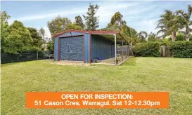  ??  ?? OPEN FOR INSPECTION:
51 Cason Cres, Warragul. Sat 12-12.30pm