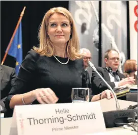  ?? MADS NISSEN / EFE ?? La primera ministra danesa, Helle Thorning-schmidt