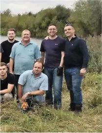  ?? CARILLION. ?? Carillion staff and members of the supply chain help out at reserves run by the Derbyshire Wildlife Trust, organised by James Steele (far right).