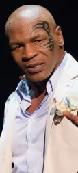  ??  ?? MIKE TYSON: Bringing his spoken word show to Dublin