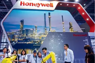  ??  ?? 17 de septiembre de 2019. Honeywell Internatio­nal Inc. se presenta en la XXI Feria Internacio­nal de la Industria de China en Shanghai.