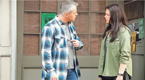  ?? CLIFF LIPSON, CBS ?? Matt LeBlanc and Liza Snyder play a married couple in Man With a Plan, which returns to the CBS lineup early next year.