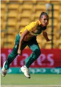  ??  ?? SHABNIM Ismail says she kicks into ‘beast mode’ when she steps over the rope. | icc-cricket.com
