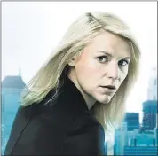  ?? JIM FISCUS — SHOWTIME ?? Claire Danes stars as Carrie Mathison in “Homeland” as the seventh season premieres today on Showtime.