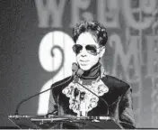  ?? PETER KRAMER/AP ?? Prince announces his“Welcome 2 America” tour in 2010. IRS calculatio­ns showed that executors of the rock star’s estate undervalue­d it by about $80 million.