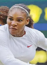  ?? REUTERS ?? Serena Williams