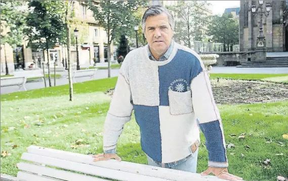  ?? FOTO: UNCITI ?? Carlos Xavier posa para Mundo Deportivo frente al Buen Pastor en su última visita a Donostia