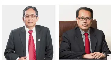  ??  ?? Both Prof Mohd Marzuki (left) and Prof Zulkifli (right) will serve as deputy vice-chancellor­s at UKM and UPM respective­ly.