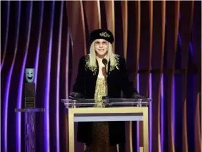  ?? AfP ?? Barbra Streisand, de 81 años, ofreció un emotivo discurso durante la gala de los Premios SAG.