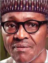  ??  ?? President Muhammadu Buhari