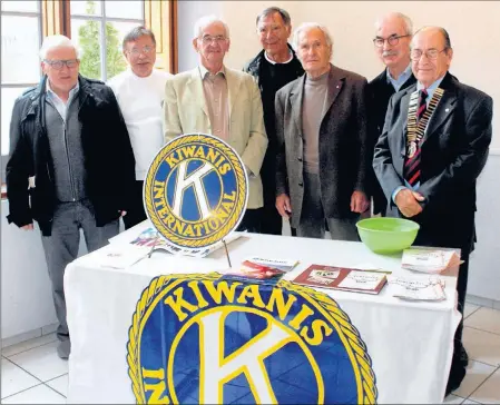  ??  ?? Le Kiwanis de Montauban, un club généreux qui mérite d’être soutenu au salon du chocolat.