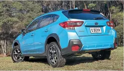  ??  ?? Unlike a lot of small SUVs, the XV actually packs useful ground clearance – 220mm to be precise.