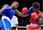  ?? ?? NATIONAL BOXER...Team Botswana pugilist Rajab Mohamed is a former African champion