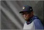  ?? JEFF ROBERSON — THE AP ?? Astros manager Dusty Baker looks on during spring training Feb. 13in West Palm Beach, Fla.