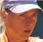  ??  ?? Maria Sharapova