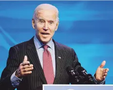  ?? AP ?? EN AGENDA. Biden ha dicho que el Senado podría dividir su tiempo entre el juicio político, la confirmaci­ón de los nominados a su gabinete y hacer frente al COVID-19.