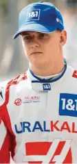 ?? Foto: dpa ?? Mick Schumacher will in der Formel 1 Fuß fassen.
