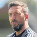  ??  ?? Derek McInnes: looking for a fast start: .