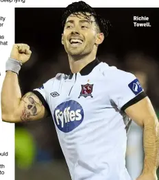  ??  ?? Richie Towell.