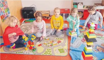  ?? FOTO: KURT ZIEGER ?? Kinder müssen im Altheimer Kindergart­en „Kleiner Biber“jederzeit sicher sein.