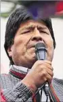  ??  ?? Evo Morales cuestionad­o.