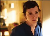  ??  ?? Anne (Olivia Colman) tries to deal with the loss of her 80-year-old father, who constantly frustrates her efforts to help, in the dementia drama “The Father.”