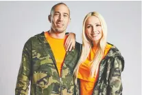  ?? BELL MEDIA ?? Dave Leduc and Irina Terehova, a married couple from Montreal, are one of the team’s participat­ing in The Amazing Race Canada.