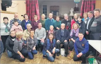  ??  ?? Supporters of the fundraisin­g coffee morning in aid of St Joseph’s Foundation, including Dr Martin O’Donnell and his wife Veronica and Orna Cogan.