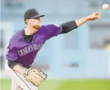  ?? Harry How, Getty Images ?? Left-hander Kyle Freeland has been the Rockies’ most dominant starter at home this season, going 2-1 with a 1.40 ERA and a 1.14 WHIP in three starts.