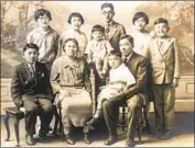  ?? Museum of Riverside, Harada f amily ?? THE HARADA family in 1928. The Haradas fought for and won the right to buy property in Riverside.