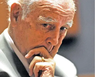  ?? PICTURES: CHRIS COLLINGRID­GE ?? ‘ABUSED CHILDREN’S TRUST’: Bob Hewitt has been found guilty of rape and other charges in the North Gauteng High Court. The former tennis star was accused of rape and sexual assault involving three teen girls.