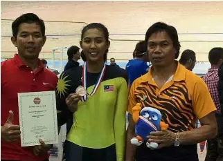 Anis Snatches Two Gold Medals At Track Asia Cup Pressreader