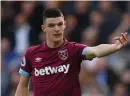  ??  ?? Declan Rice’s slow exit is adding insult to injury